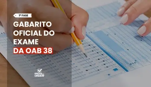 Gabarito OAB 1ª Fase 38